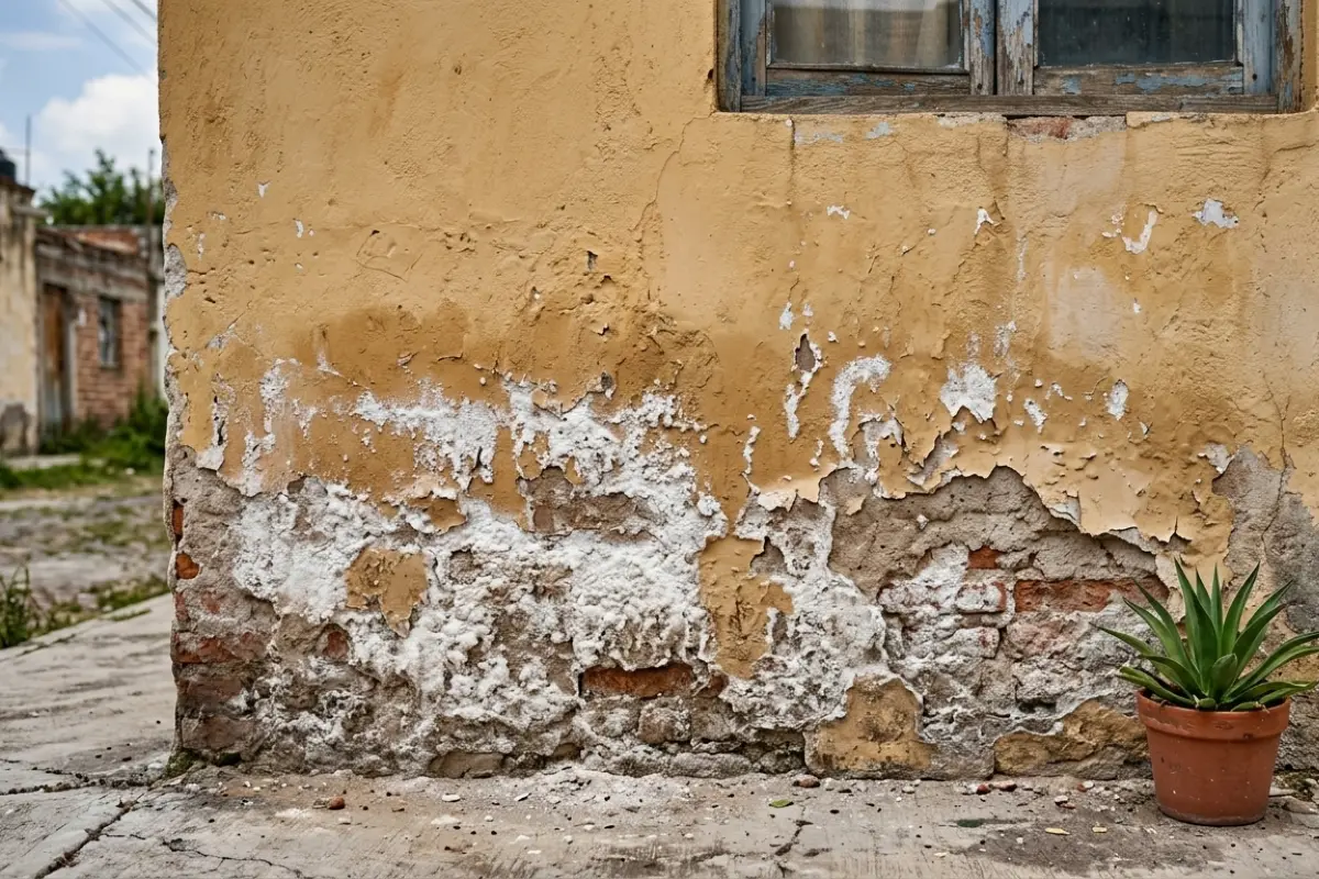salitre en paredes