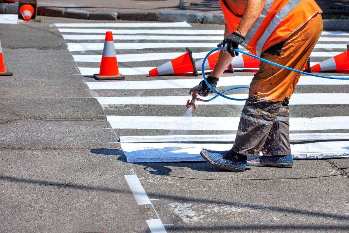 pintura para señalización vial